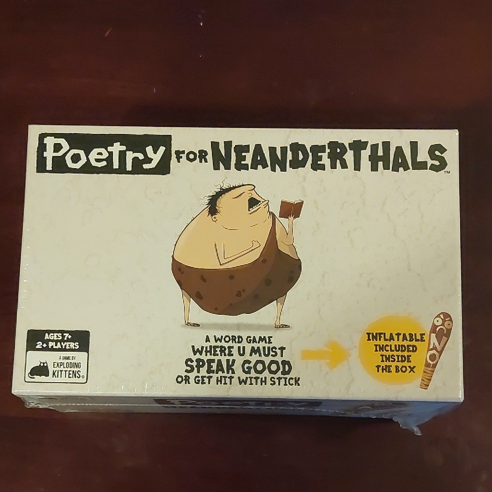 Poetry for Neanderthals Card Game by - White